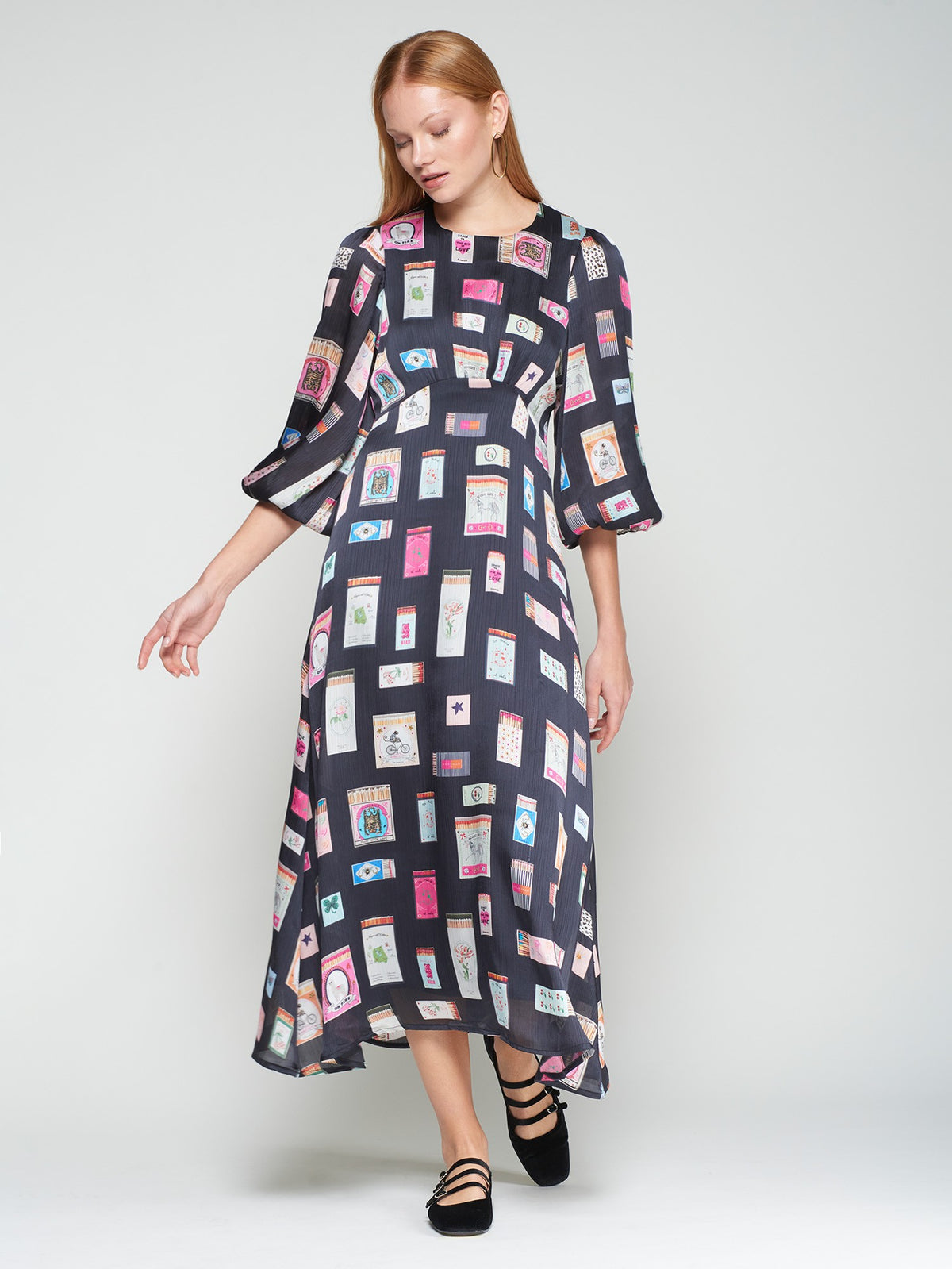 Vilagallo Erin Cerillas Marino Dress