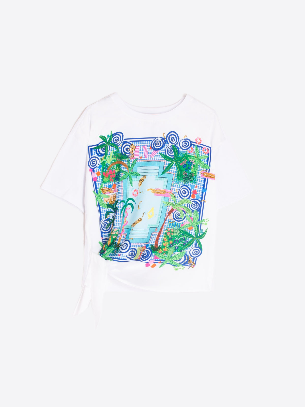Vilagallo Keira Piscina Print T-shirt
