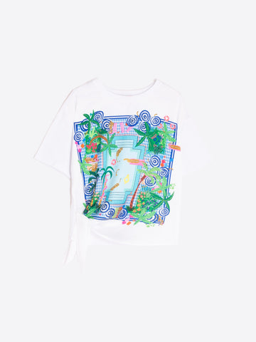 Vilagallo Keira Piscina Print T-shirt