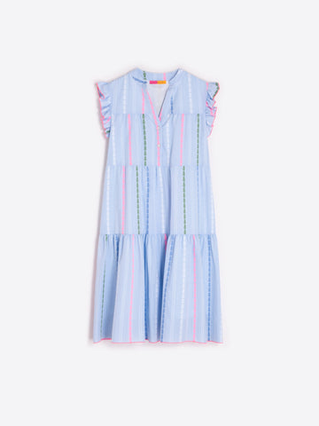 Vilagallo Margot Tiered Dress