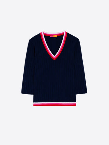 Vilagallo Marino V Neck Sweater