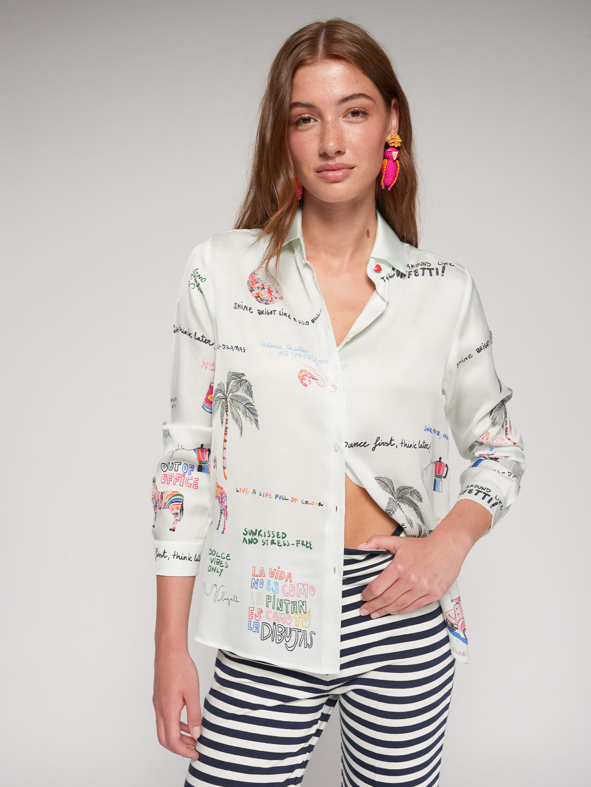 Vilagallo Printed Blouse