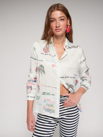 Vilagallo Printed Blouse