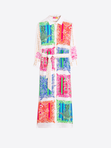 Vilagallo Printed Shirt Dress