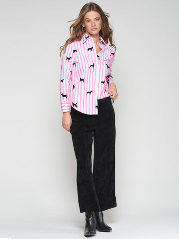 Vilagallo Rosa Striped Shirt