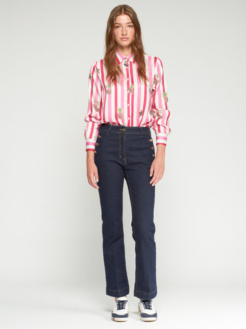 Vilagallo Tailored Navy Jeans