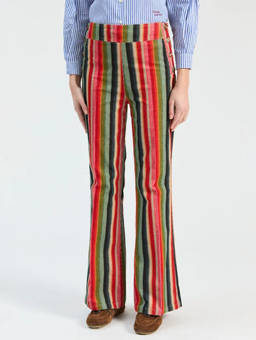 Vilagallo Teodora Herringbone Cuadro Trousers