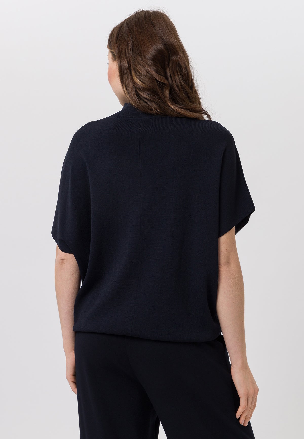 Tuzzi Navy Short Sleeved Jumper