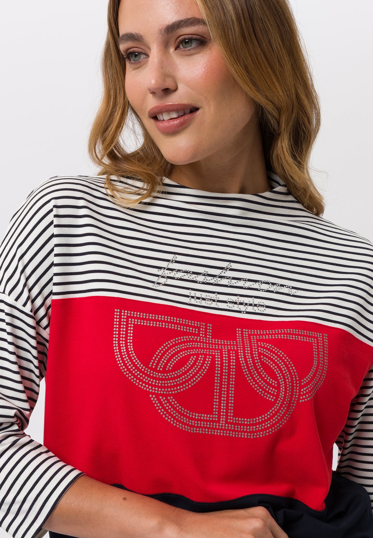 Tuzzi Multi Coloured Long Sleeved Top