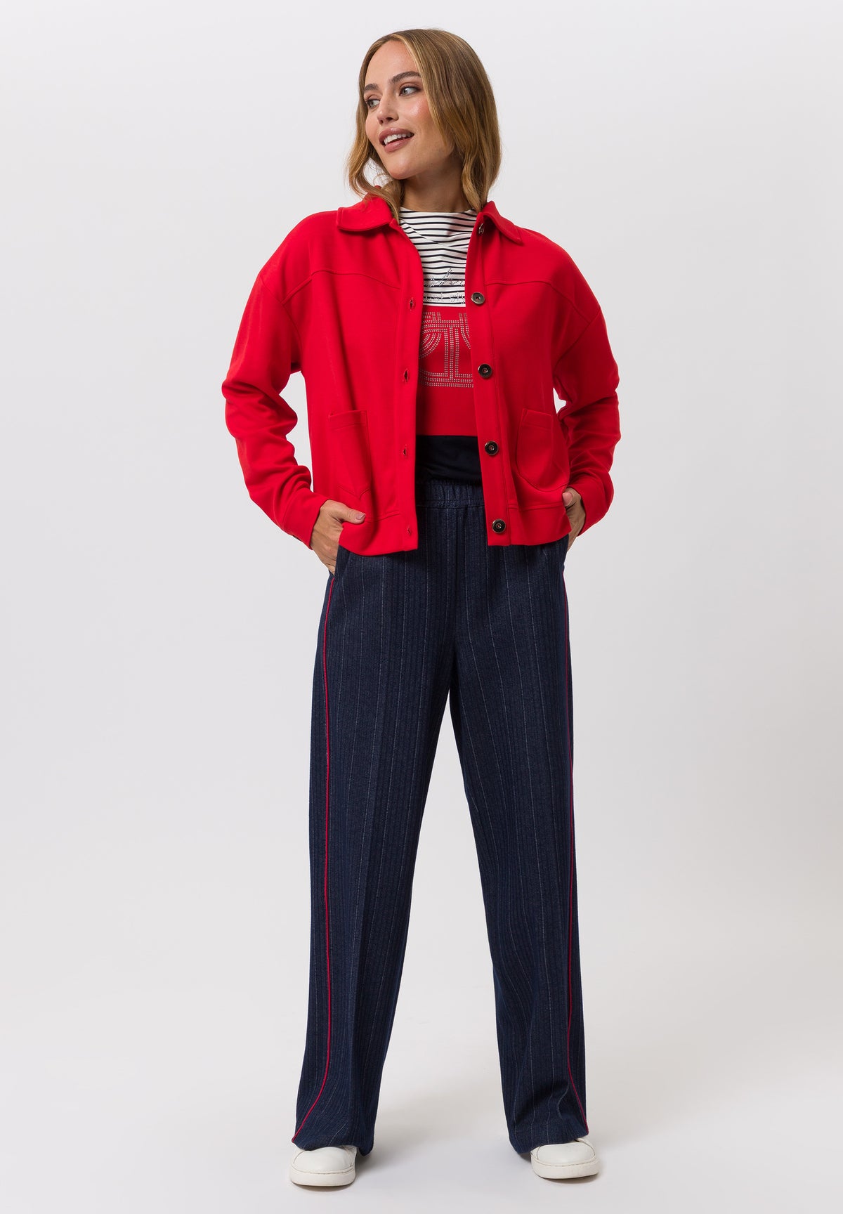 Tuzzi Multi Coloured Long Sleeved Top