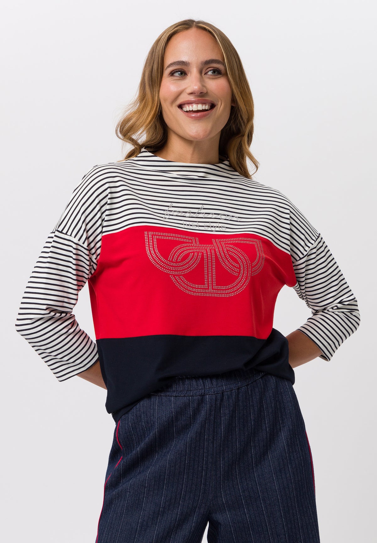 Tuzzi Multi Coloured Long Sleeved Top