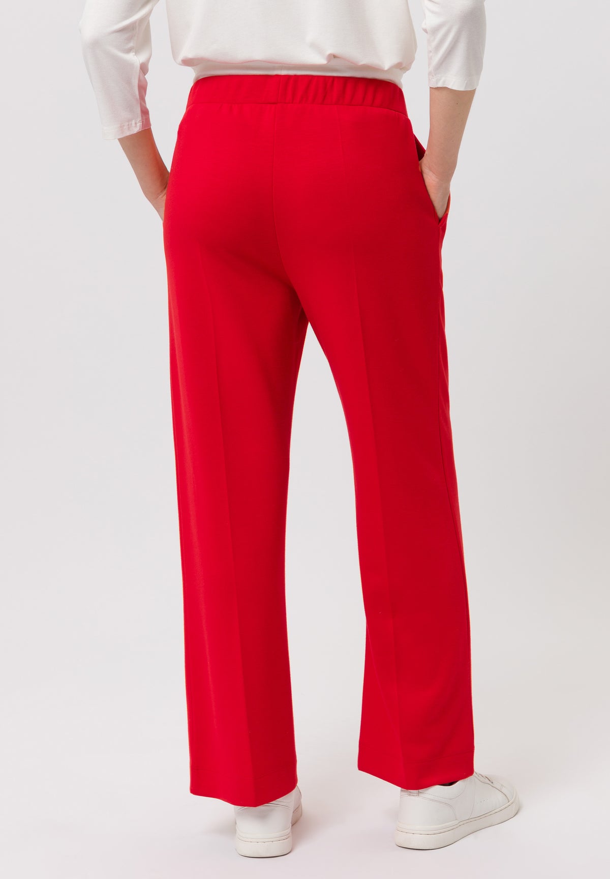 Tuzzi Radiant Red Elasticated Trousers