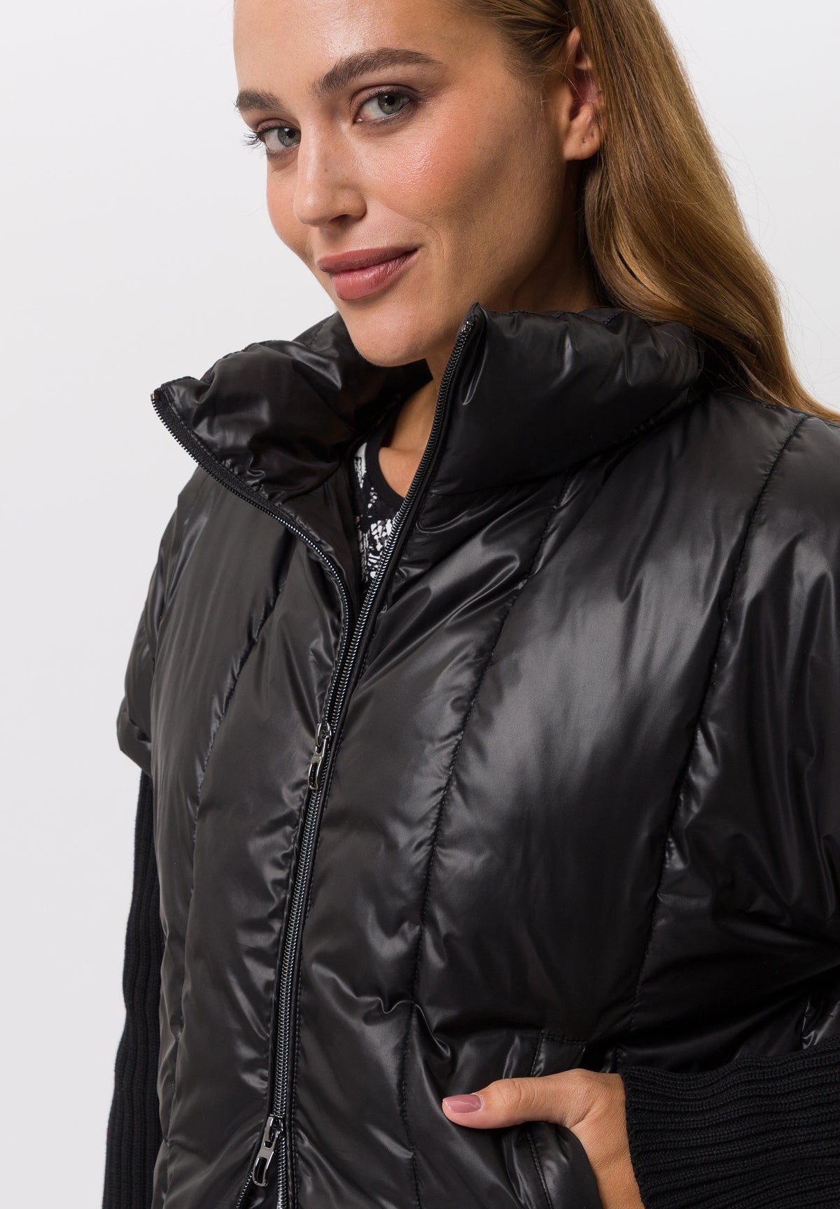 Tuzzi Black Puffer Jacket