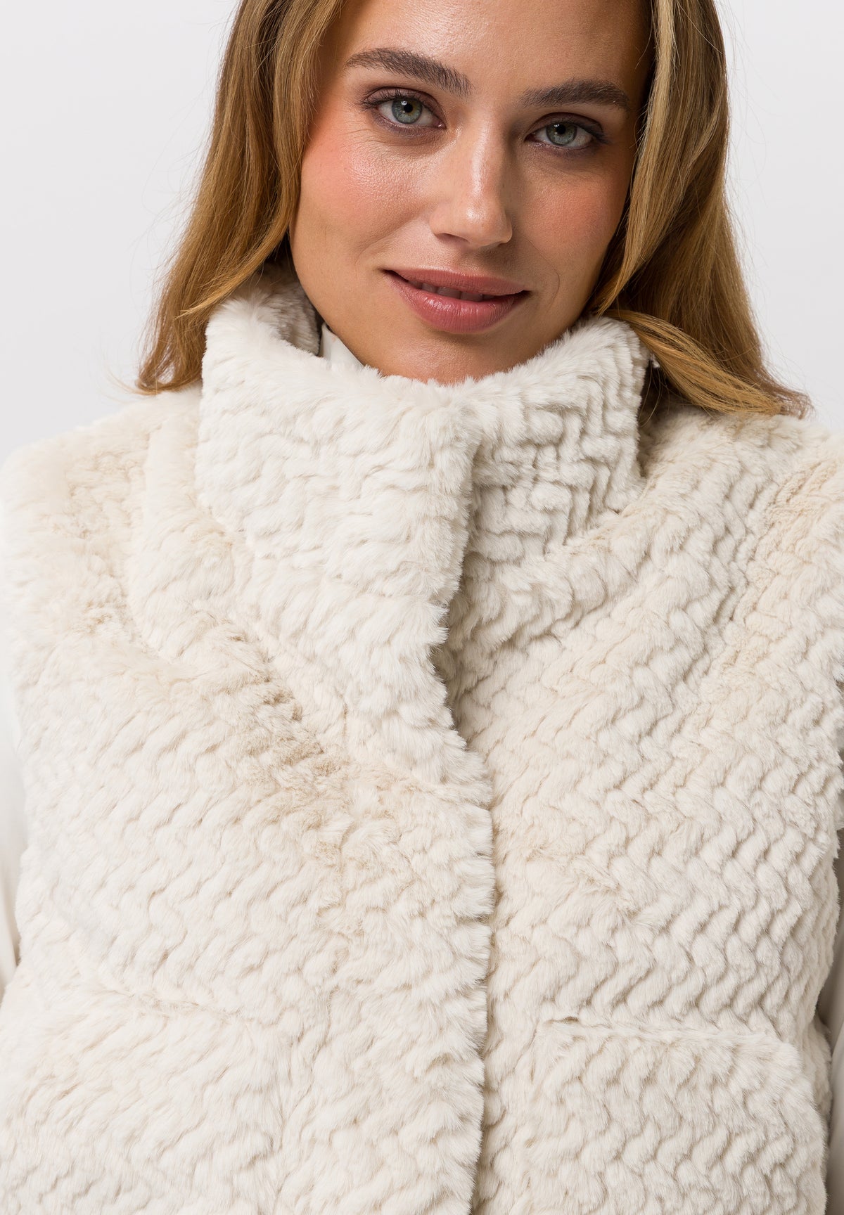 Tuzzi Off White Gilet