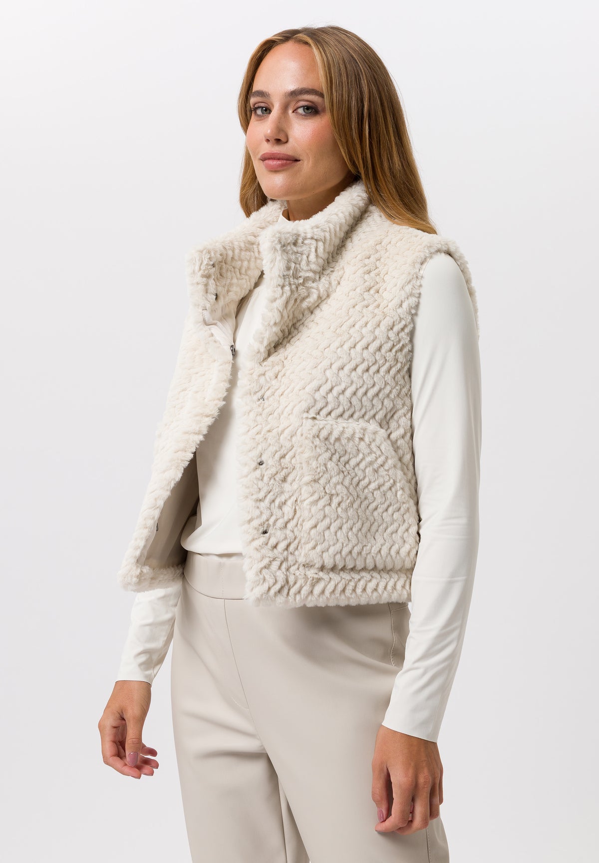 Tuzzi Off White Gilet