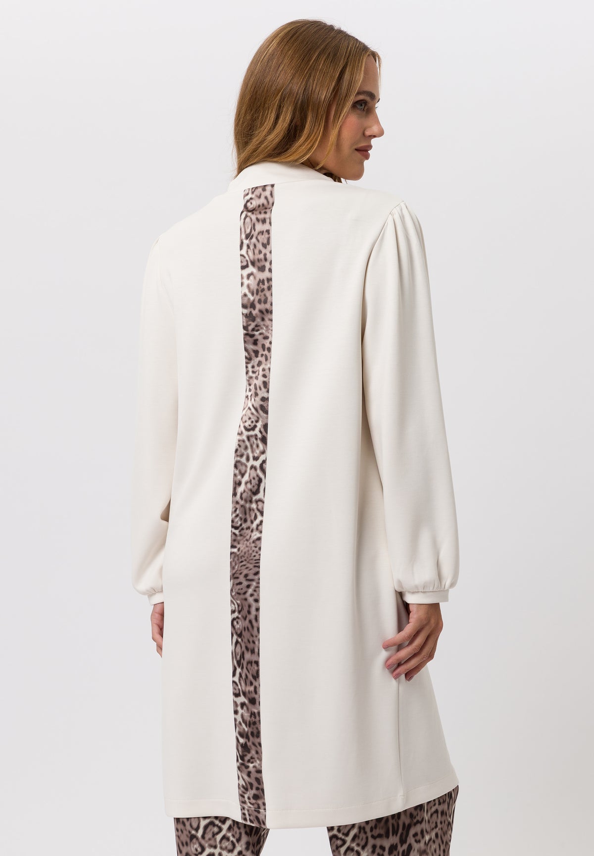 Tuzzi Off White Front Slit Top