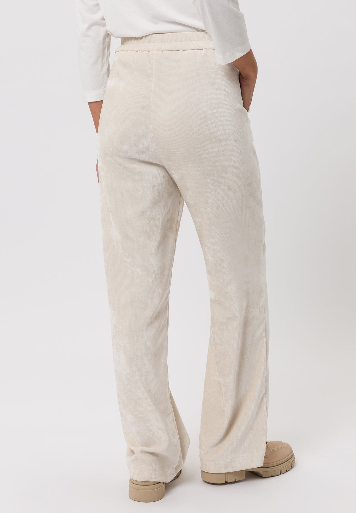 Tuzzi Cream Corduory Trousers