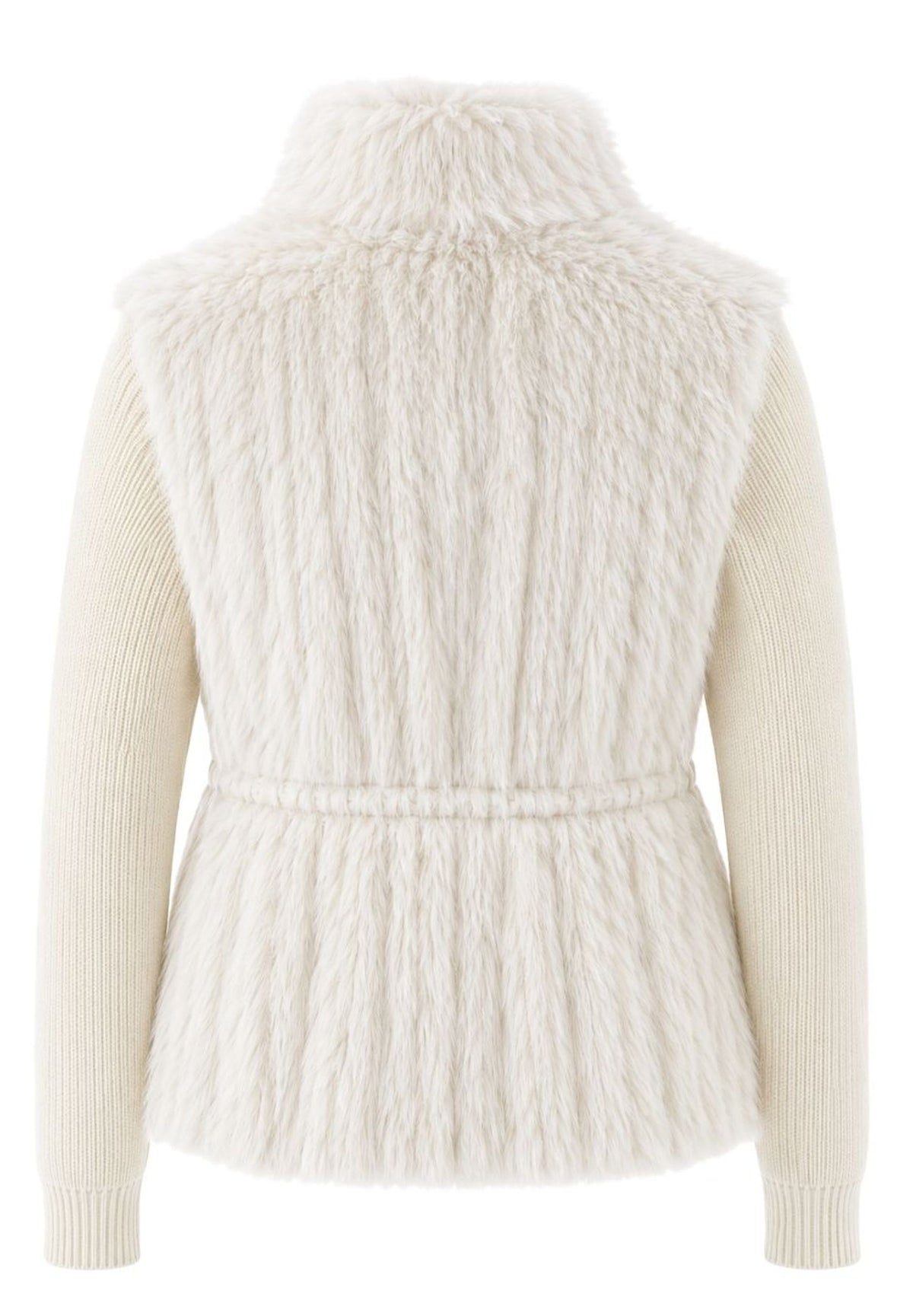 Tuzzi Stay Warm &amp; Cosy Cream Faux Fur Jacket