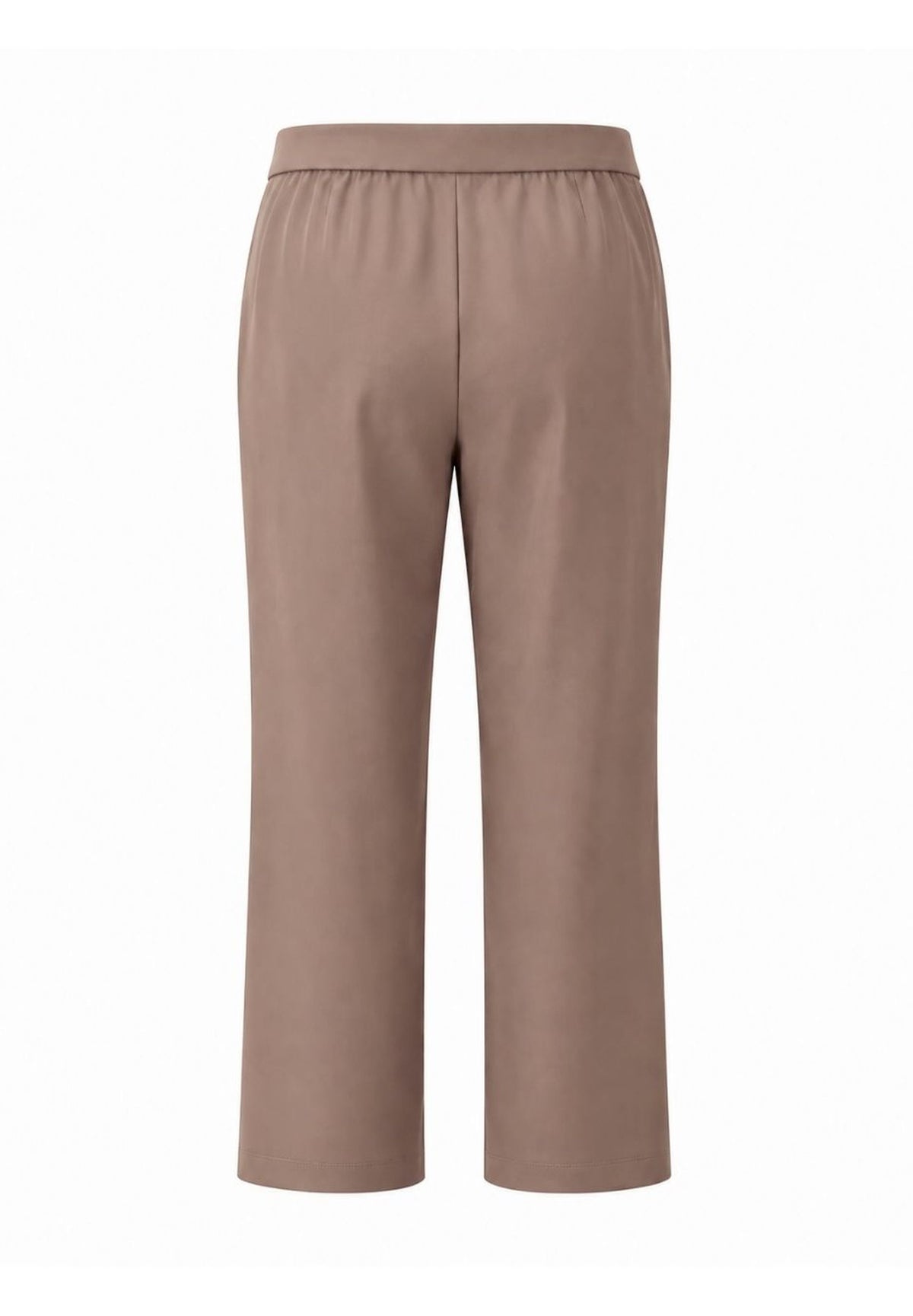 Tuzzi Quiet Wild Taupe Faux Leather Trousers