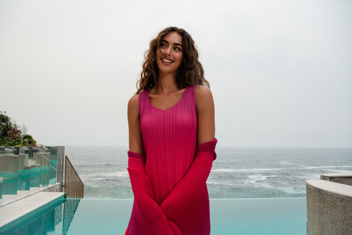 Alquema Festival Sunrise Estrella Dress &amp; Collare Coat