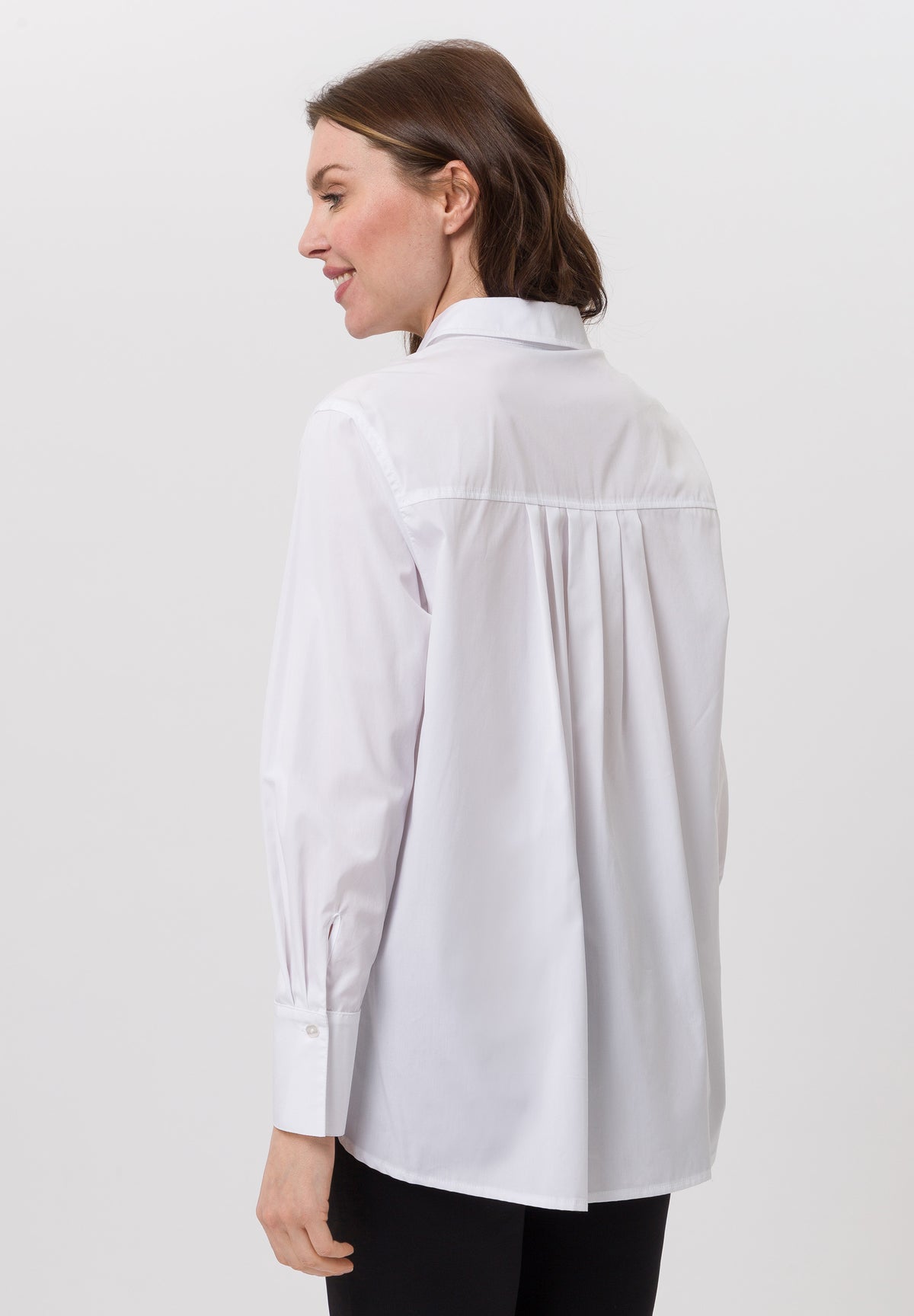 Tuzzi White Shirt with Embroidered Diamond Detail