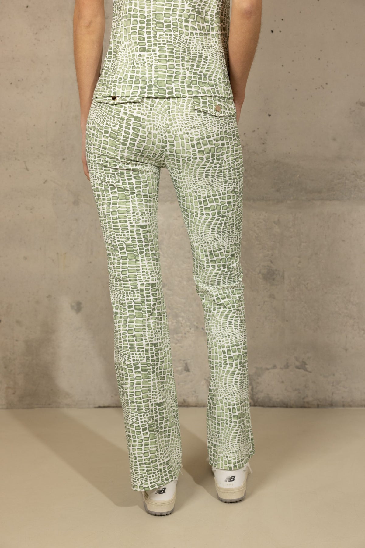 Aime Balance Serena Croc Print Trouser