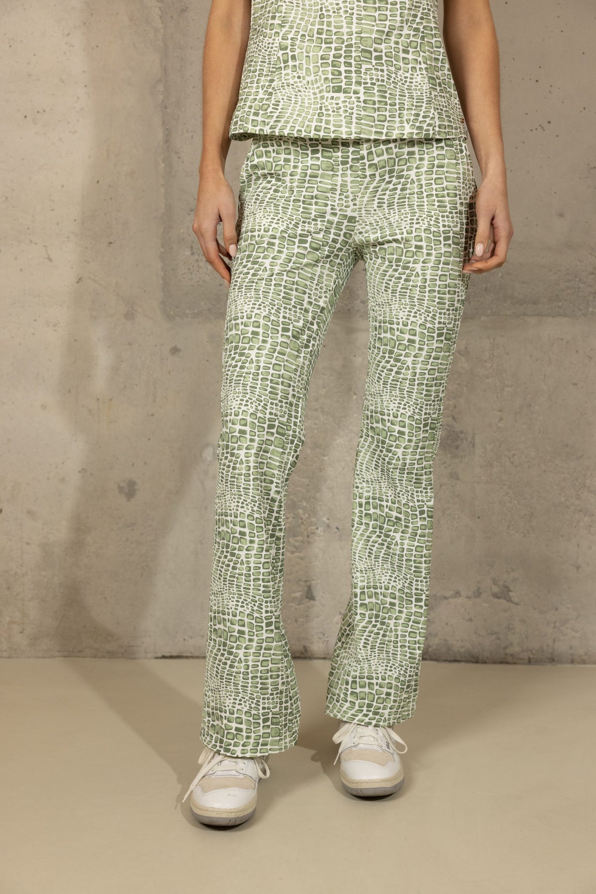 Aime Balance Serena Croc Print Trouser