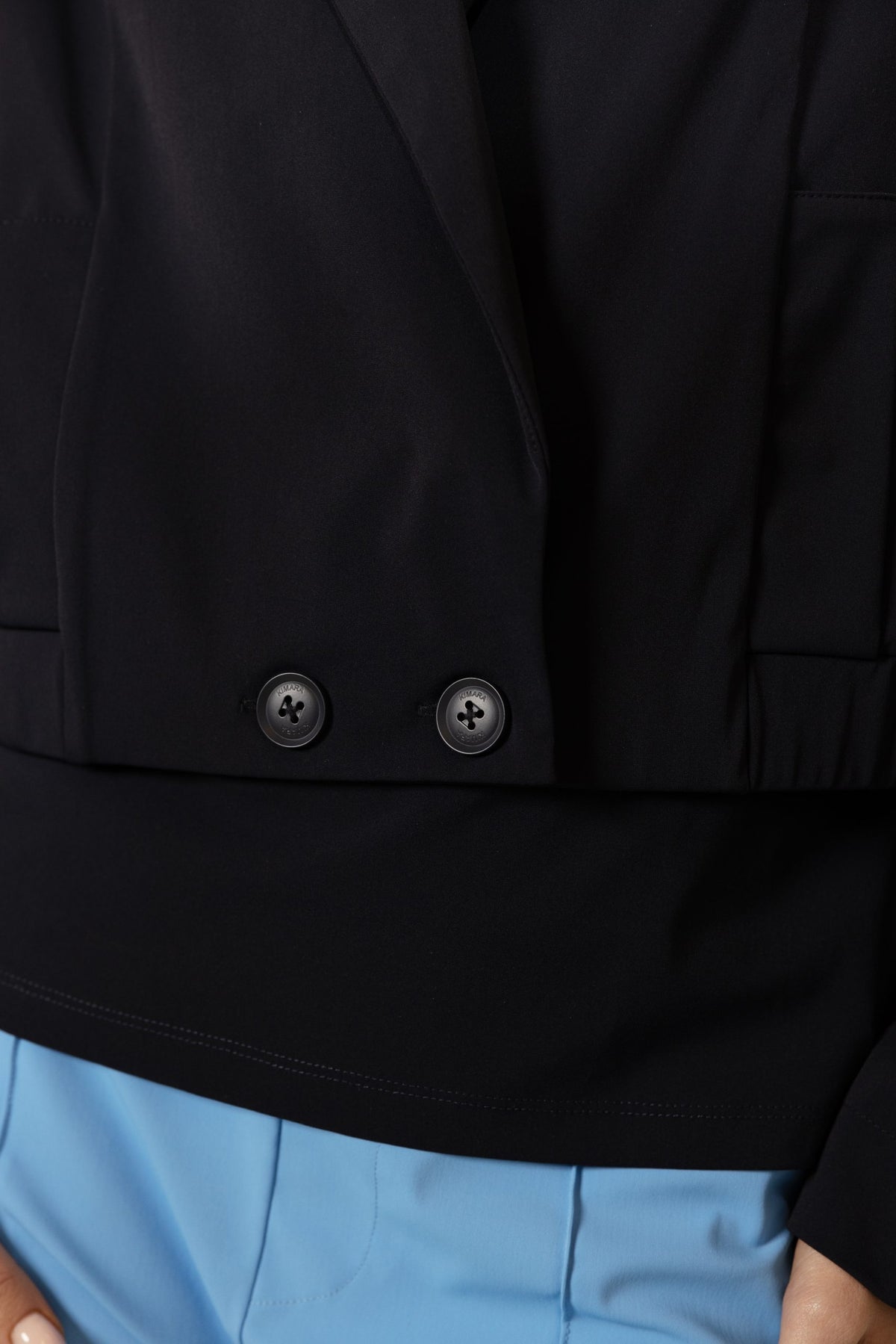 Aime Balance Natasja Dark Blue Bomber Jacket