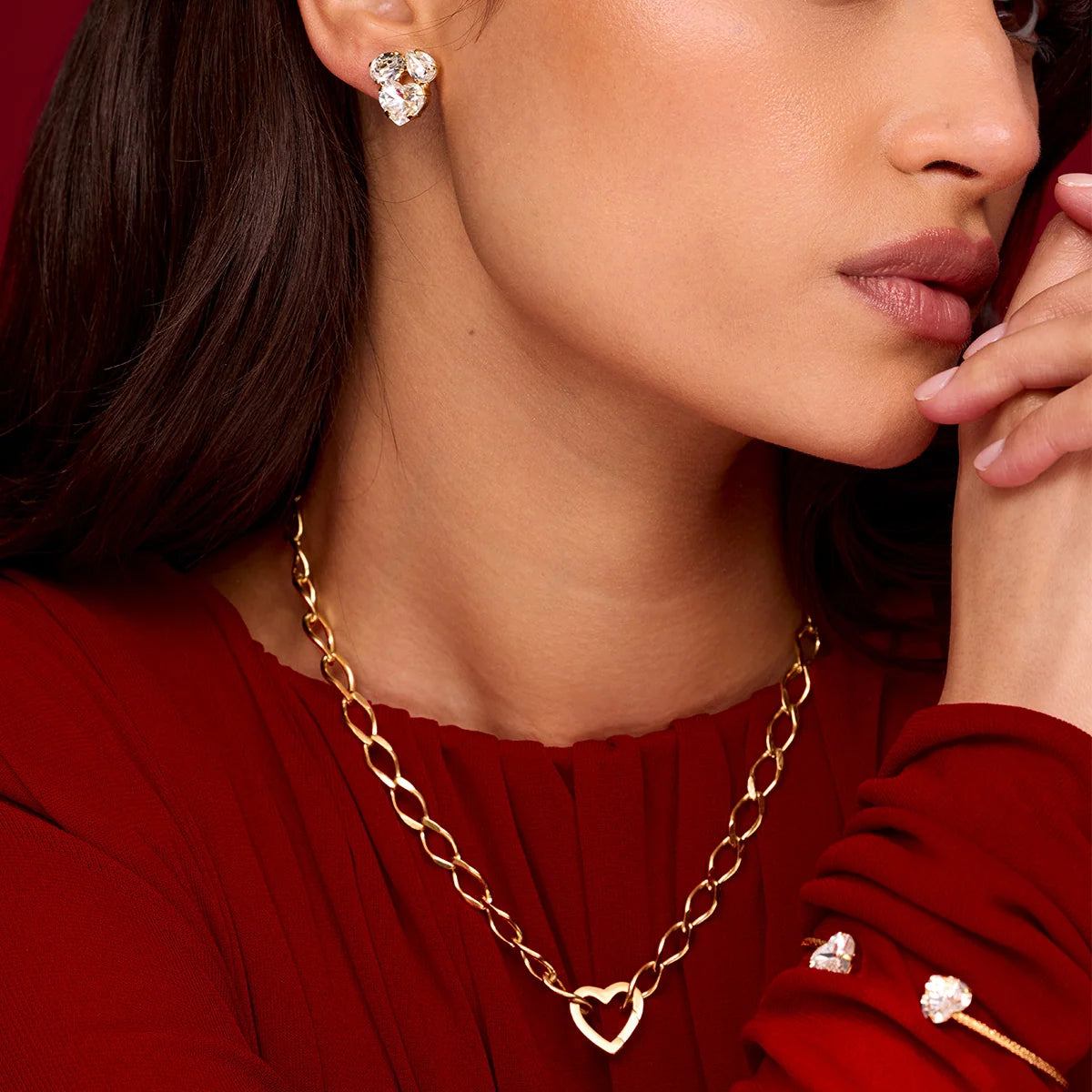 Caroline Svedbom Amour Earrings Gold