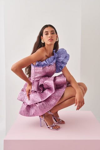 Celia B Purple Baltic Dress