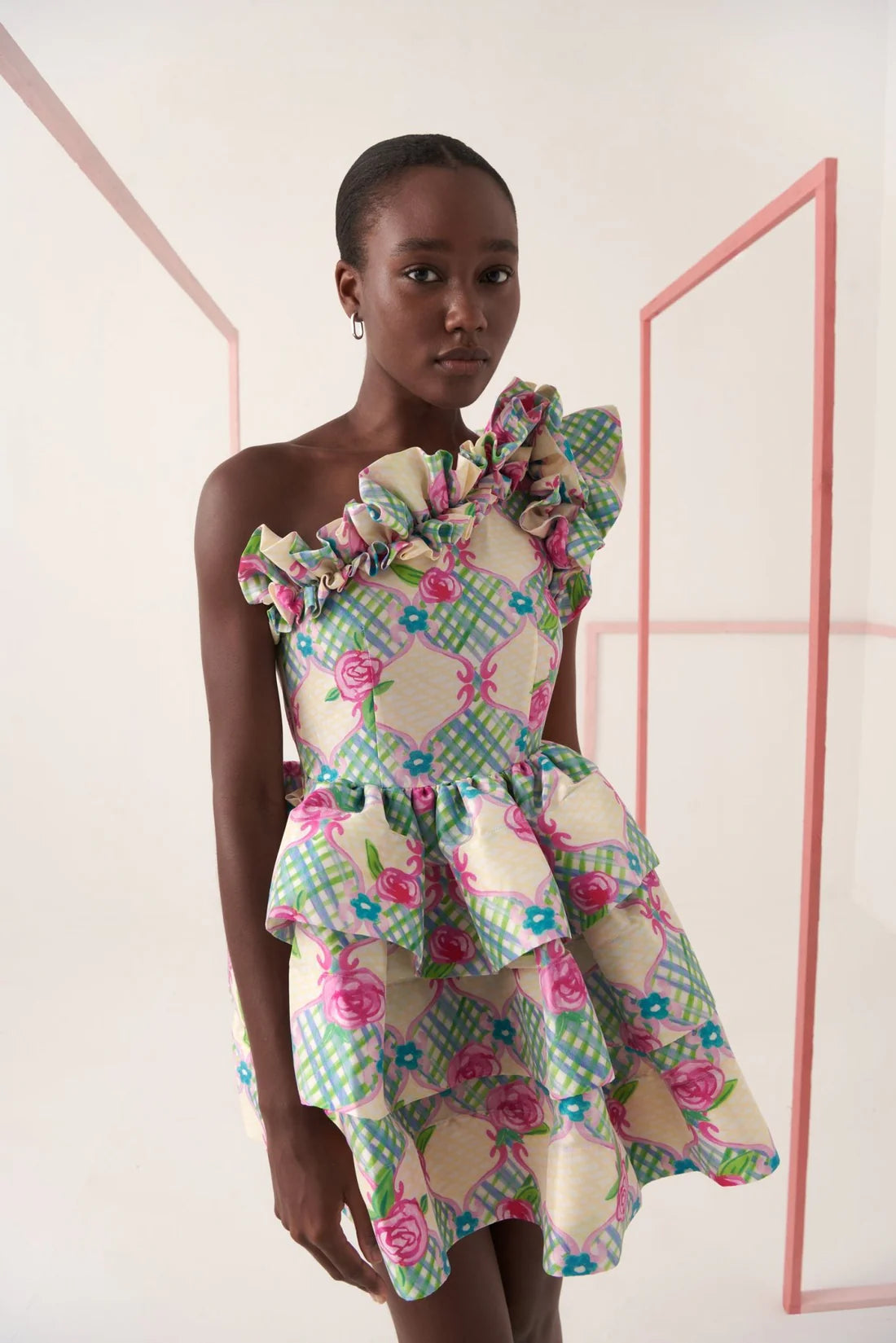 Celia B Multi Cololured Baltic Floral Dress