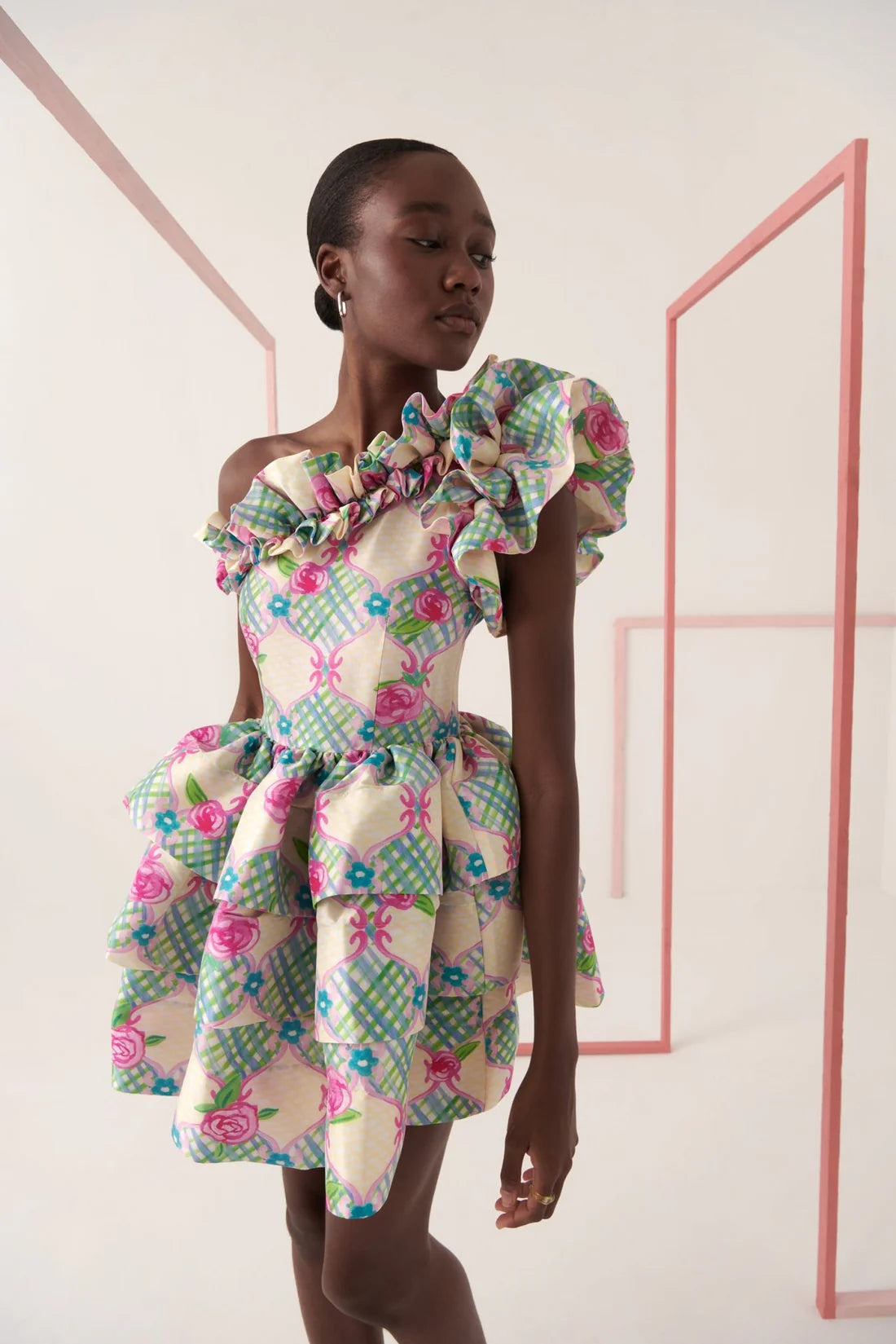 Celia B Multi Cololured Baltic Floral Dress