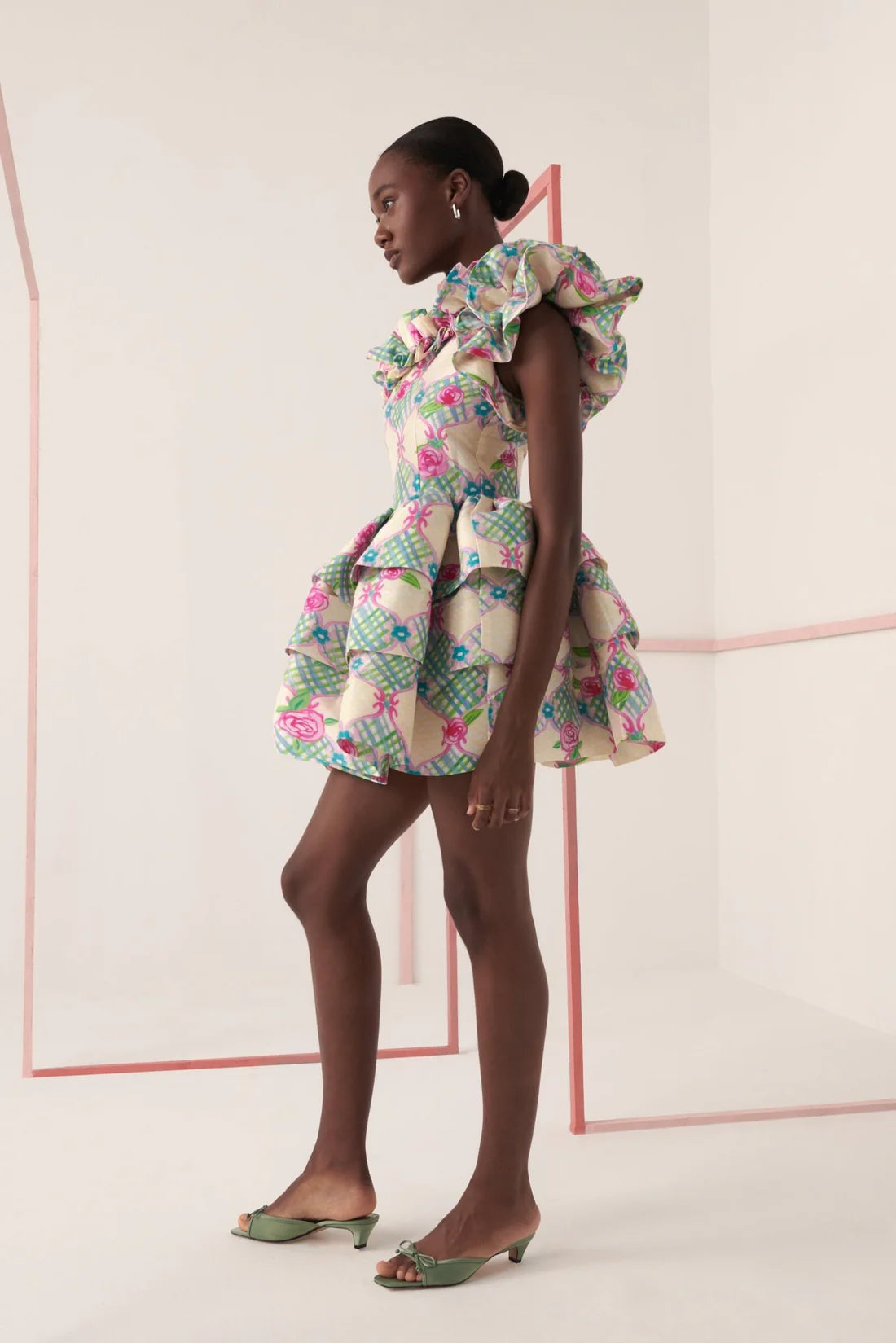 Celia B Multi Cololured Baltic Floral Dress