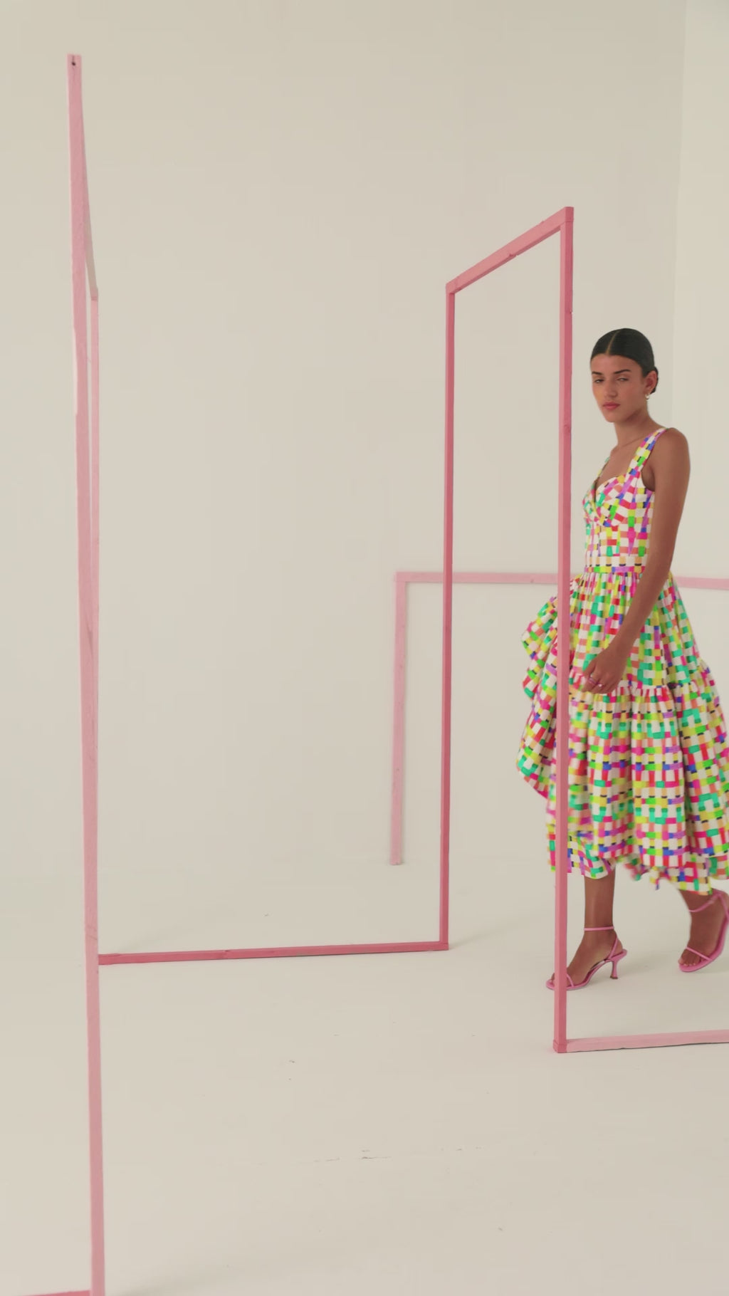 Celia B Multi Coloured Corsica Dress