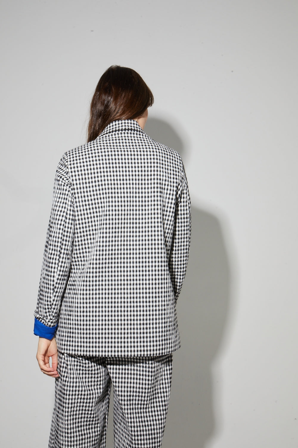 IMPREVU Ema Vichy Check Blazer