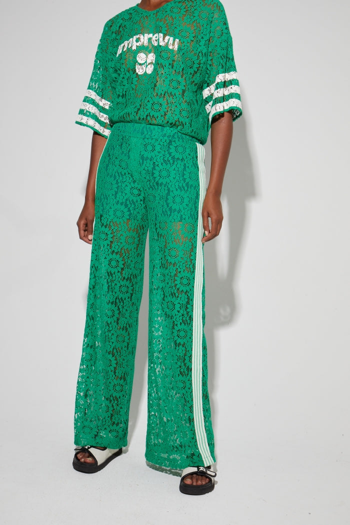 Imprevu College Billy Dentelle Blouse - Green