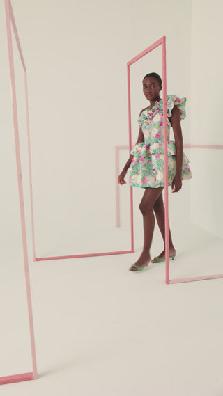 Celia B Multi Cololured Baltic Floral Dress