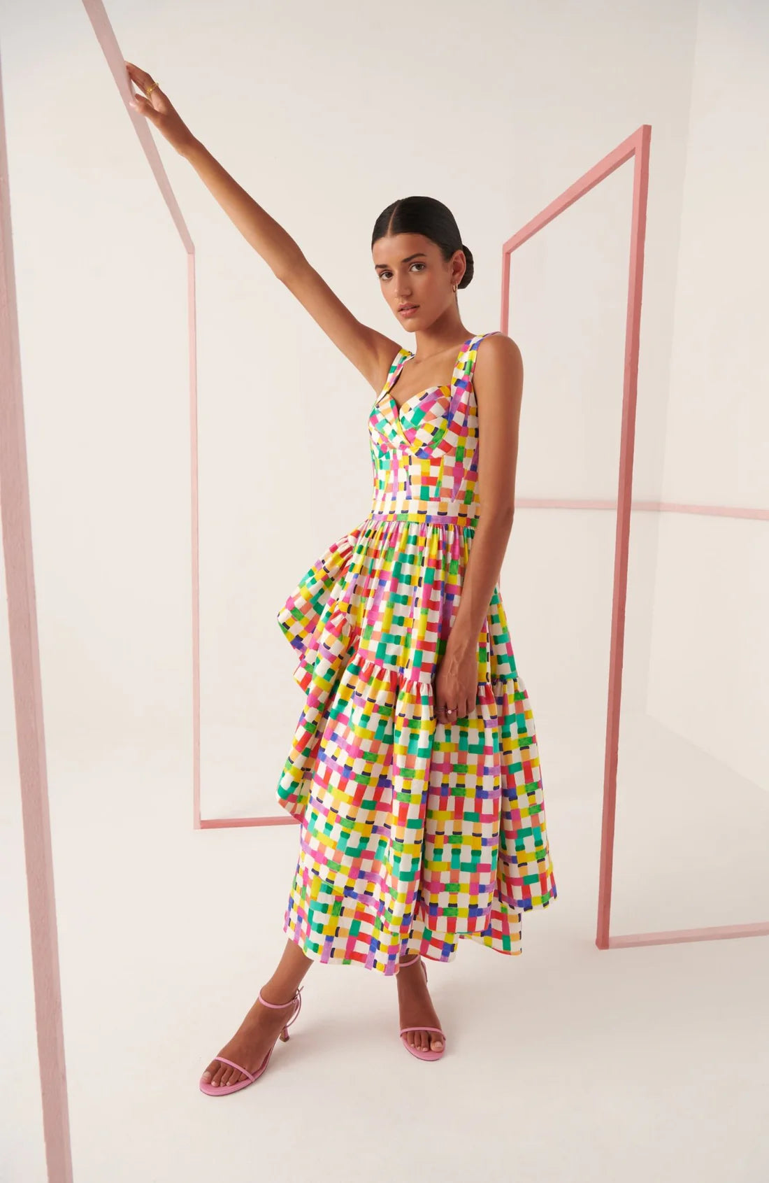 Celia B Multi Coloured Corsica Dress
