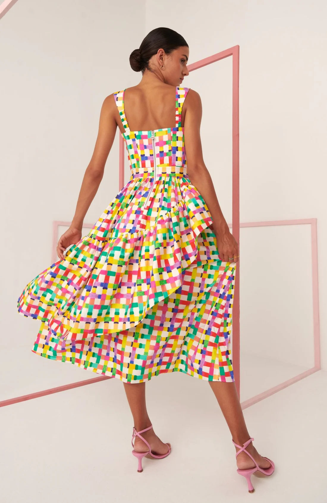 Celia B Multi Coloured Corsica Dress