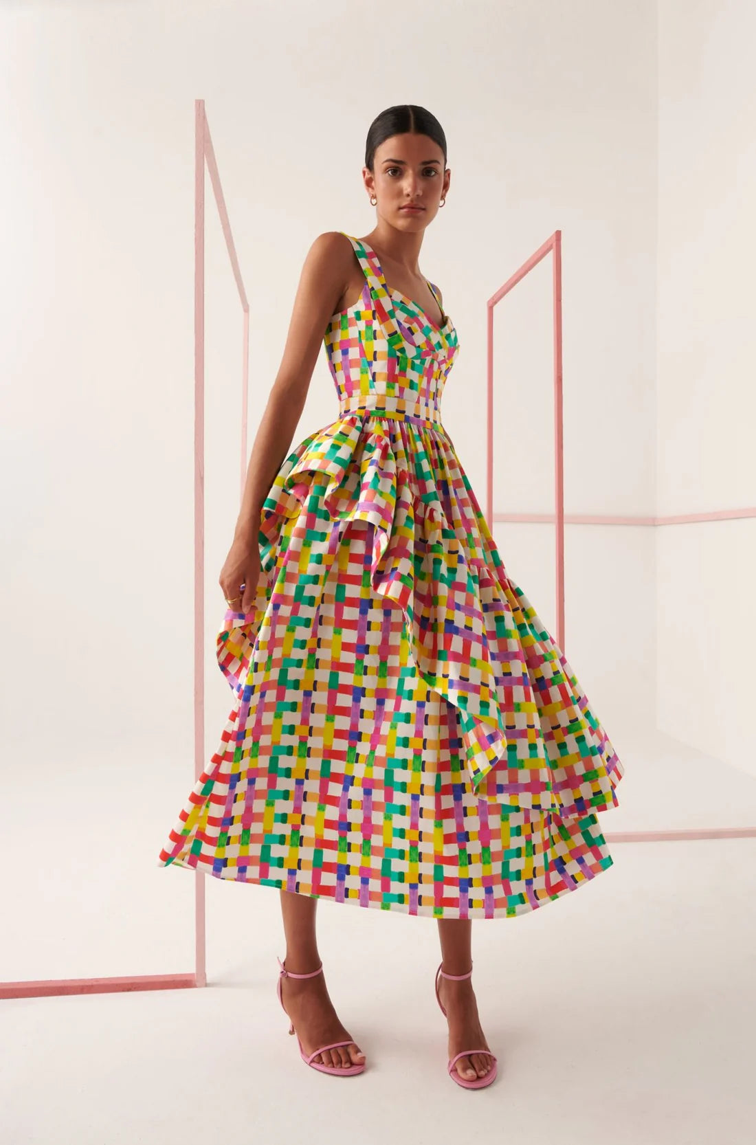 Celia B Multi Coloured Corsica Dress