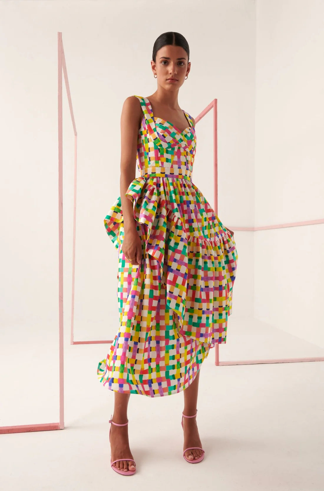 Celia B Multi Coloured Corsica Dress