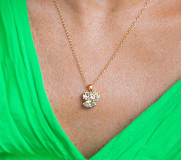 Caroline Svedbom Ana Necklace Gold Crystal