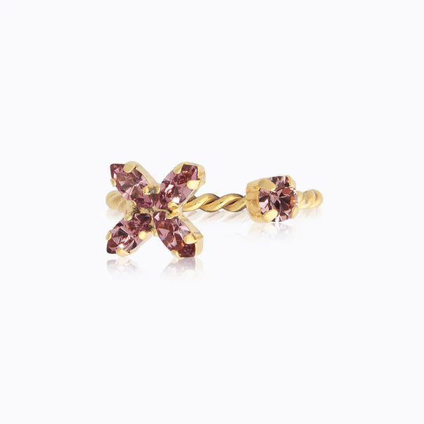 Caroline Svedbom Crystal Star Ring Gold Light Amethyst