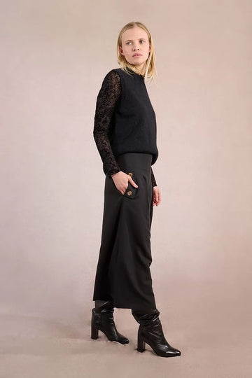Molly Bracken Culottes Black Trousers