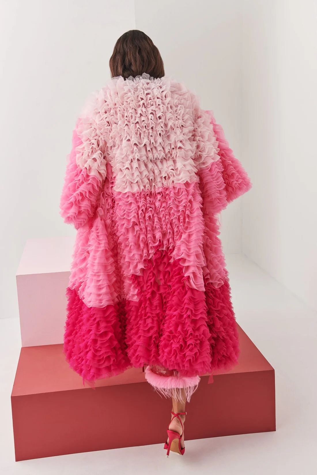 Celia B Pink Destino Kaftan