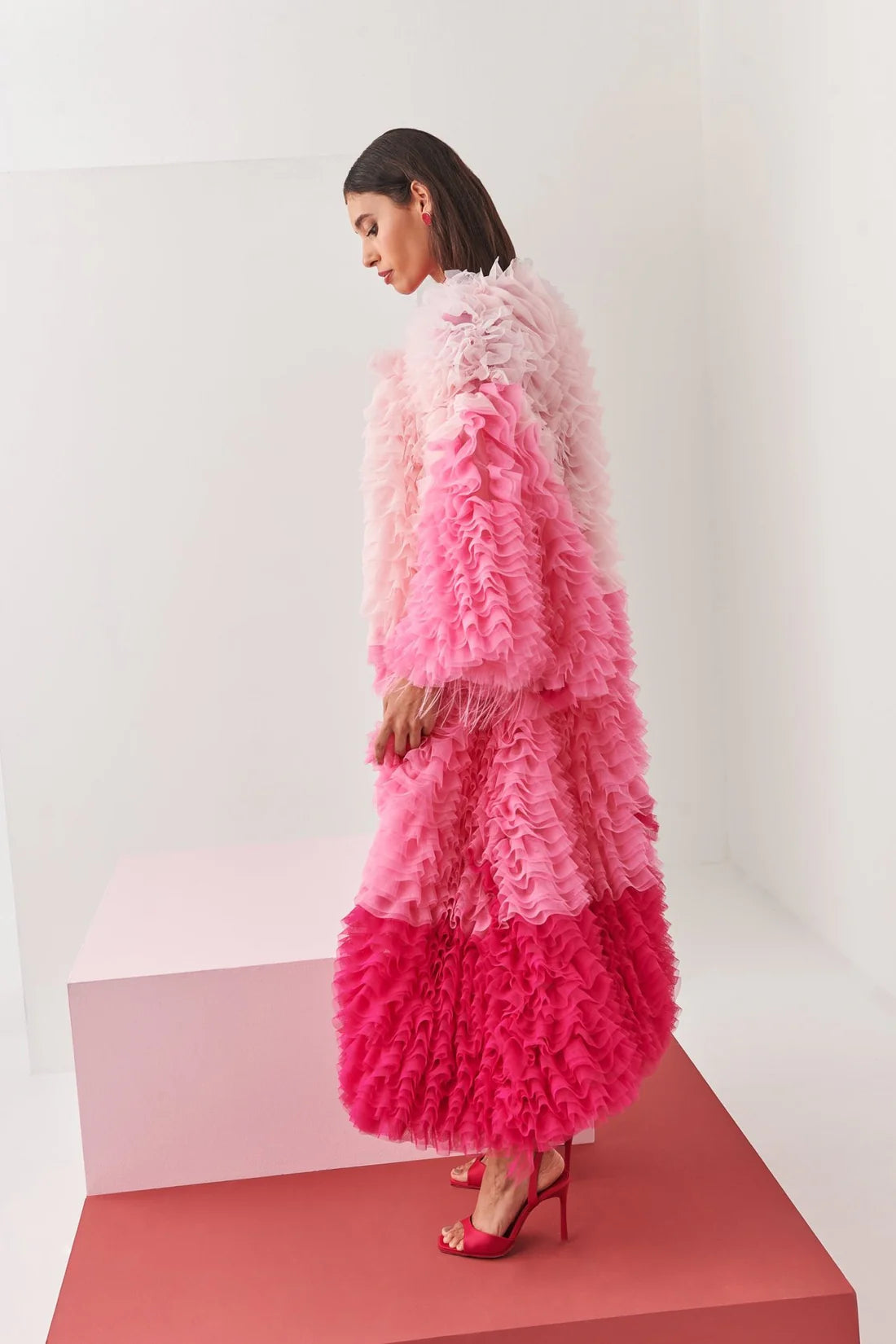 Celia B Pink Destino Kaftan