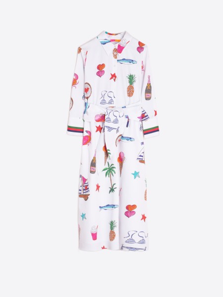 Vilagallo Dress Camisero Lazo Formentera