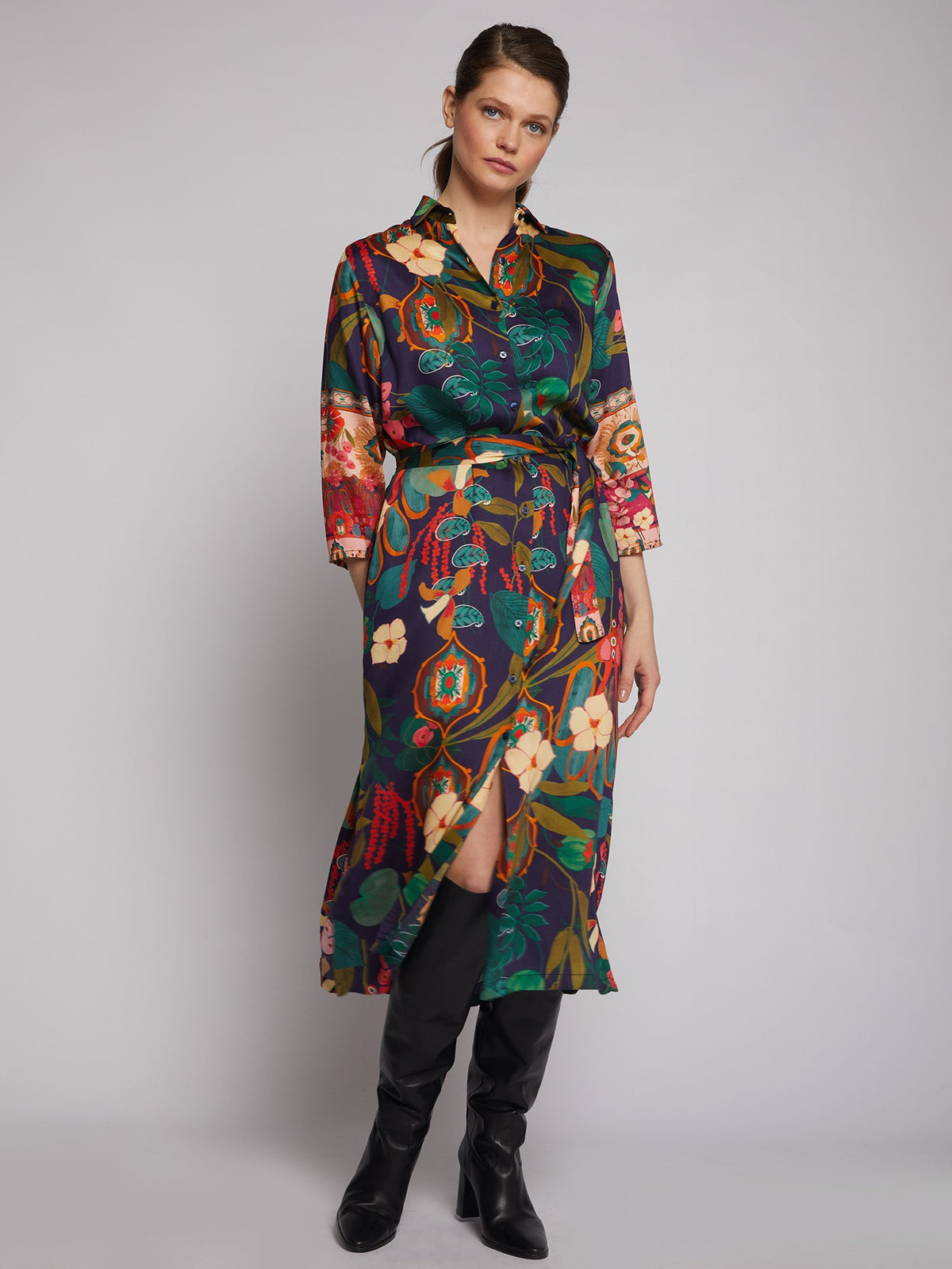 Vilagallo Dafne Floral Dress - Sheena's Boutique Ireland