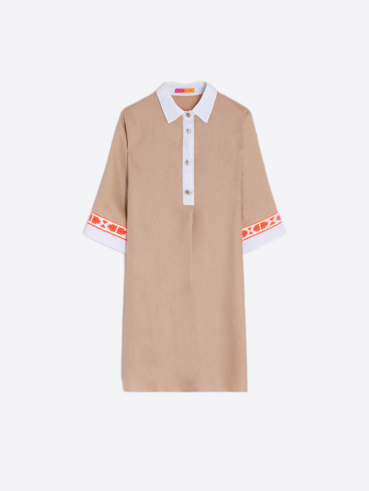 Vilagallo Miranda Dress Beige