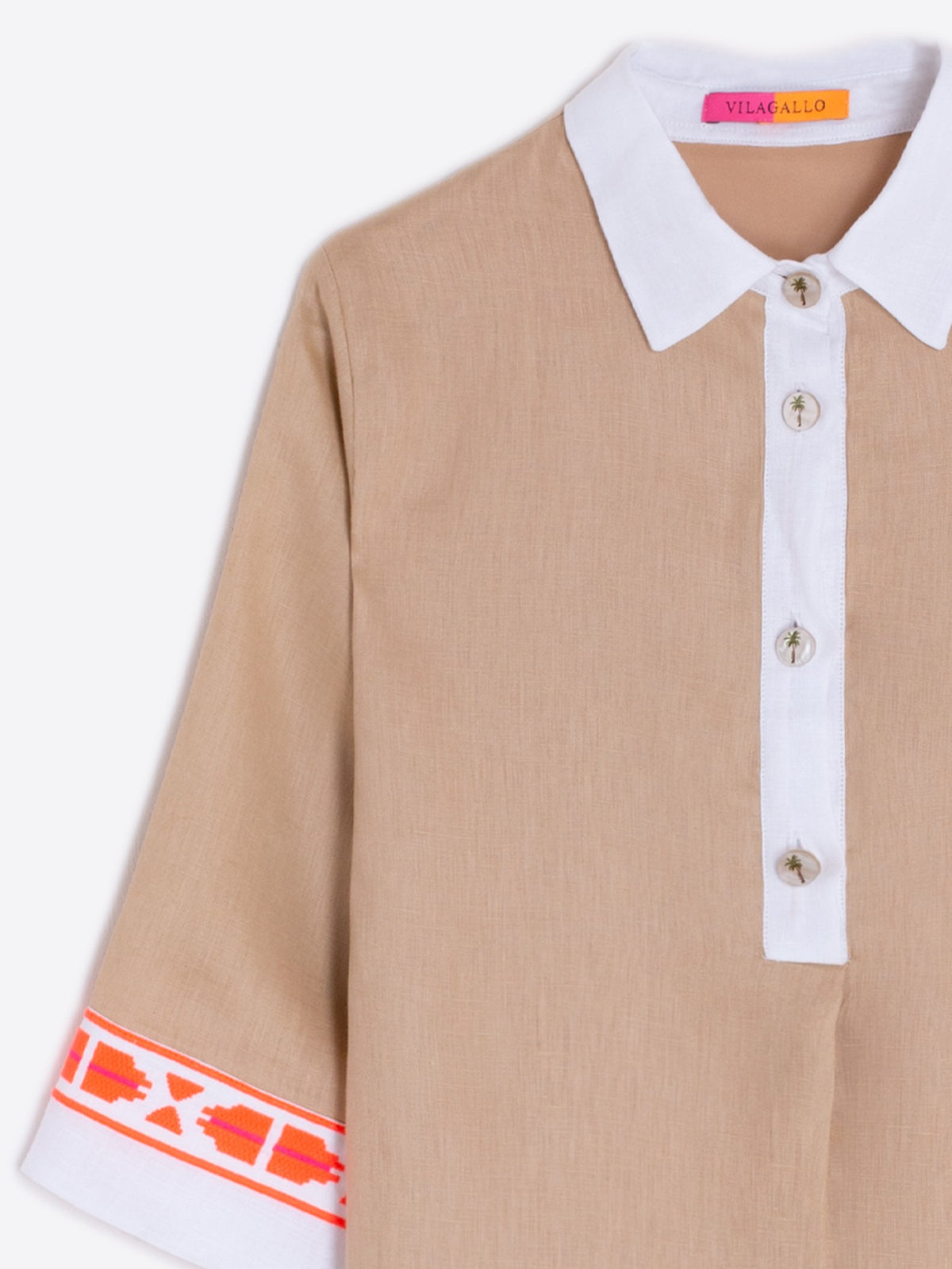 Vilagallo Miranda Dress Beige